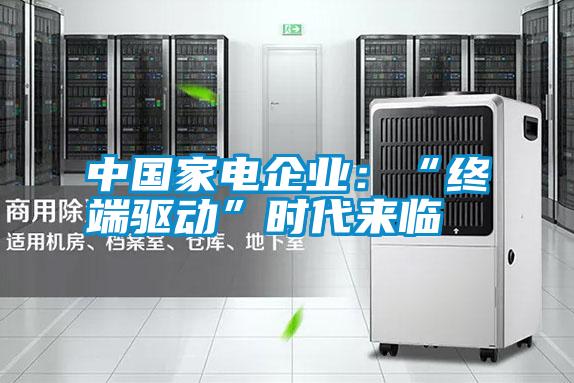 中國家電企業:“終端驅動”時代來臨