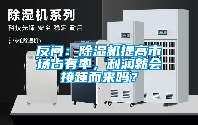 反問:除濕機提高市場占有率,利潤就會接踵而來嗎?