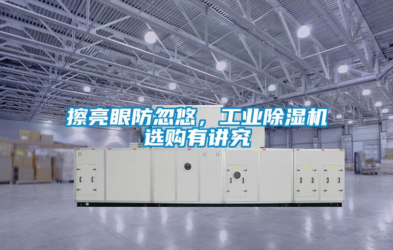 擦亮眼防忽悠,工業(yè)除濕機(jī)選購有講究