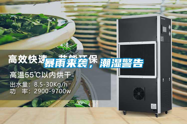 暴雨來襲,潮濕警告