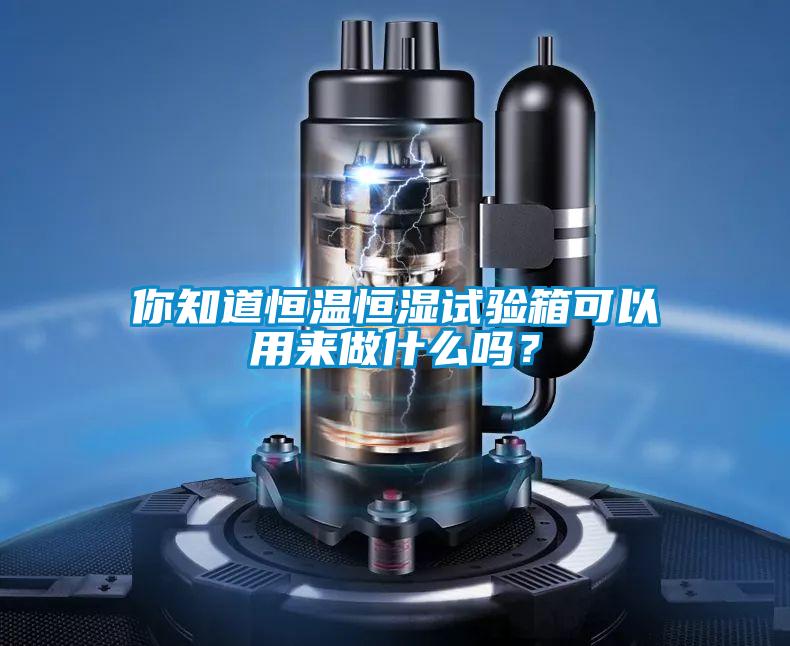你知道恒溫恒濕試驗箱可以用來做什么嗎？
