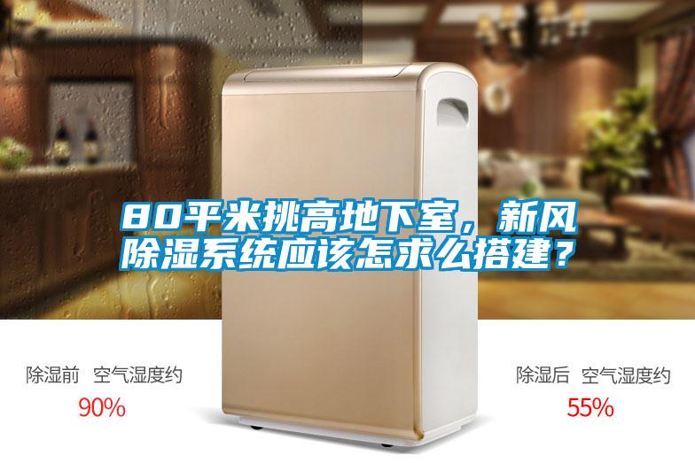 80平米挑高地下室，新風除濕系統應該怎求么搭建？