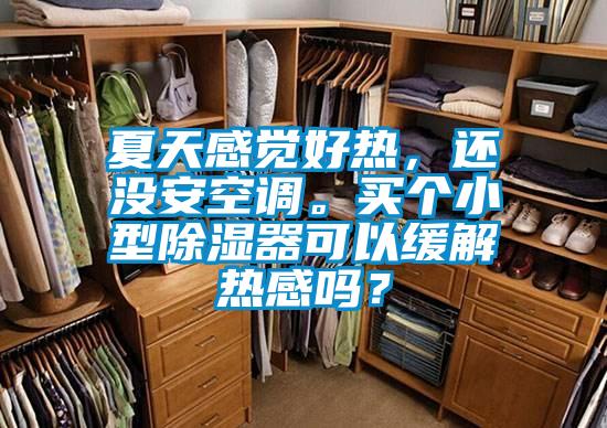 夏天感覺好熱,還沒安空調。買個小型除濕器可以緩解熱感嗎?