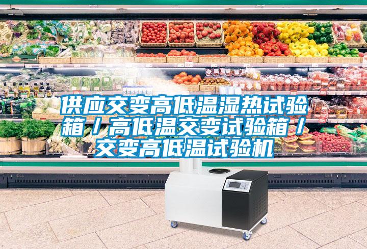 供應(yīng)交變高低溫濕熱試驗(yàn)箱/高低溫交變?cè)囼?yàn)箱/交變高低溫試驗(yàn)機(jī)