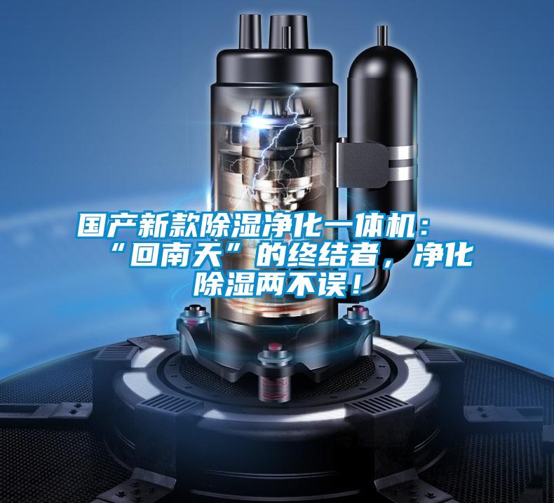 國產(chǎn)新款除濕凈化一體機(jī):“回南天”的終結(jié)者,凈化除濕兩不誤!