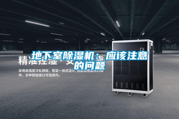 地下室除濕機(jī):應(yīng)該注意的問題