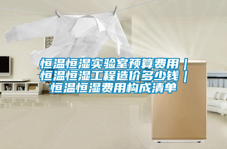 恒溫恒濕實(shí)驗(yàn)室預(yù)算費(fèi)用|恒溫恒濕工程造價(jià)多少錢|恒溫恒濕費(fèi)用構(gòu)成清單