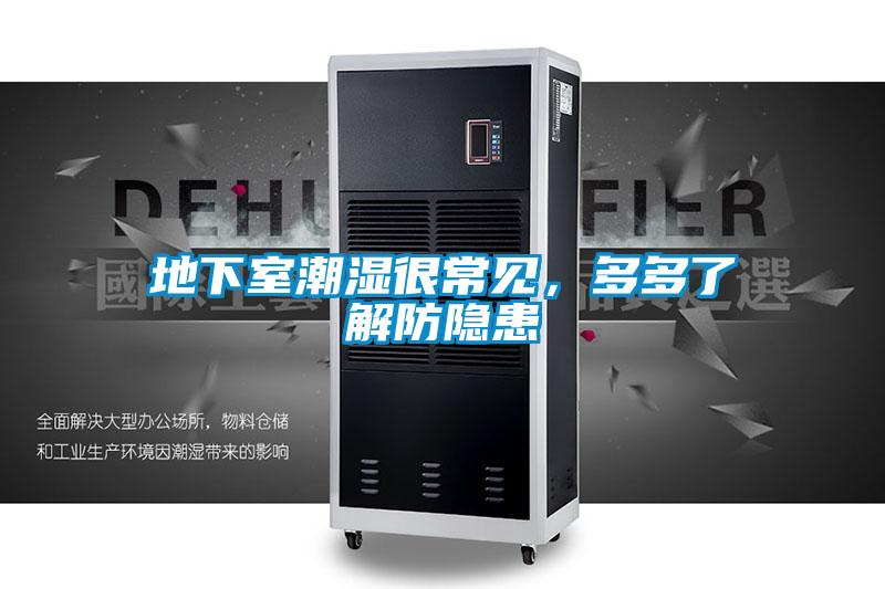 地下室潮濕很常見，多多了解防隱患
