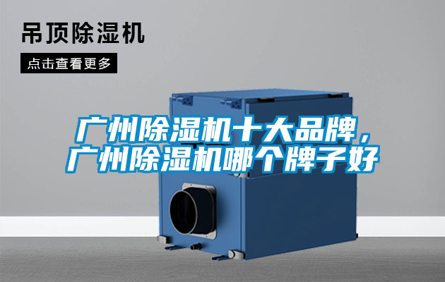 廣州除濕機十大品牌,廣州除濕機哪個牌子好