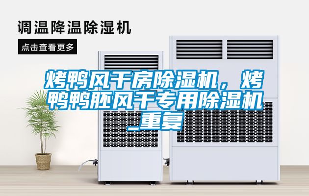 烤鴨風干房除濕機，烤鴨鴨胚風干專用除濕機_重復