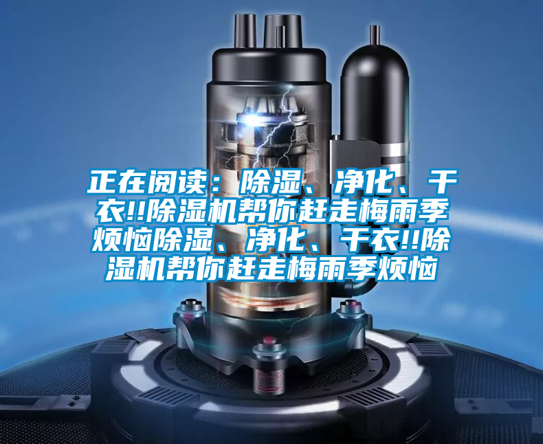 正在閱讀:除濕、凈化、干衣!!除濕機(jī)幫你趕走梅雨季煩惱除濕、凈化、干衣!!除濕機(jī)幫你趕走梅雨季煩惱