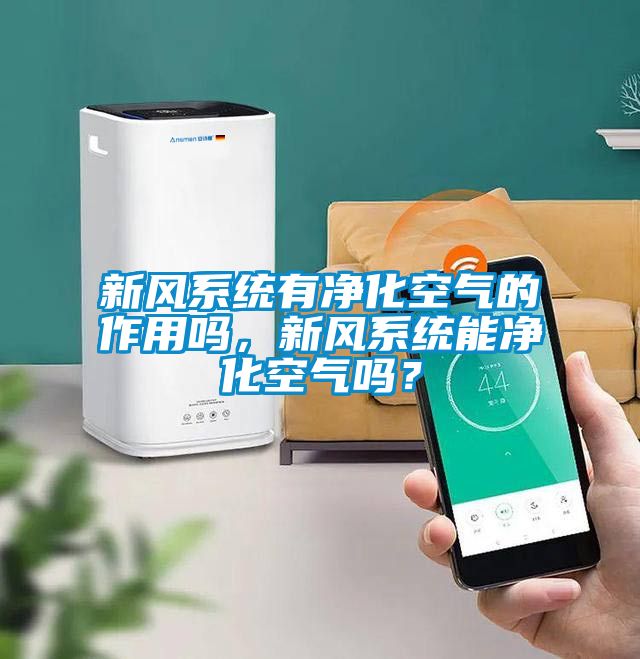 新風(fēng)系統(tǒng)有凈化空氣的作用嗎,新風(fēng)系統(tǒng)能凈化空氣嗎?