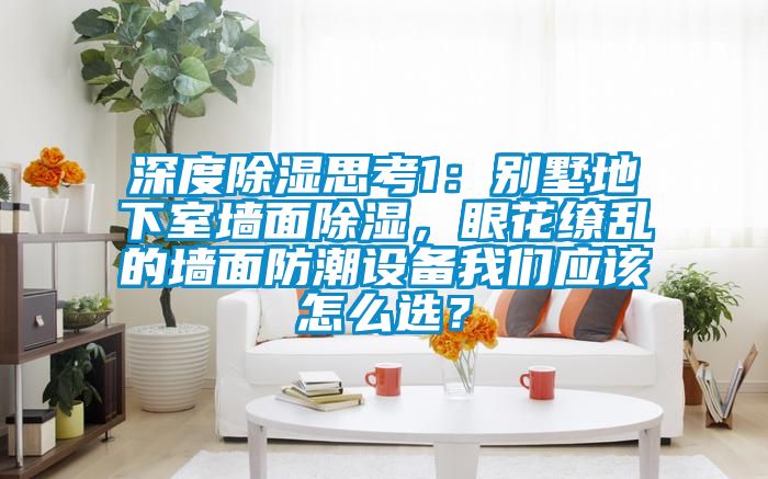 深度除濕思考1:別墅地下室墻面除濕,眼花繚亂的墻面防潮設(shè)備我們應(yīng)該怎么選?