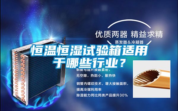 恒溫恒濕試驗(yàn)箱適用于哪些行業(yè)?