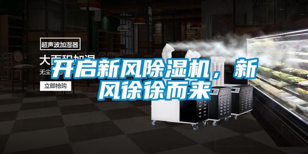 開啟新風除濕機,新風徐徐而來