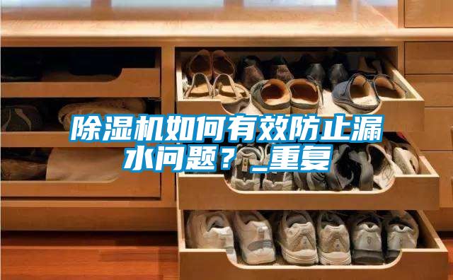 除濕機如何有效防止漏水問題?_重復