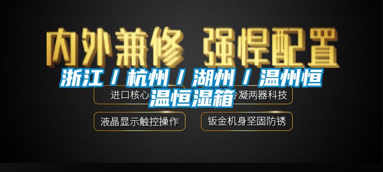 浙江/杭州/湖州/溫州恒溫恒濕箱