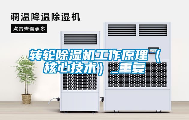 轉輪除濕機工作原理(核心技術)_重復
