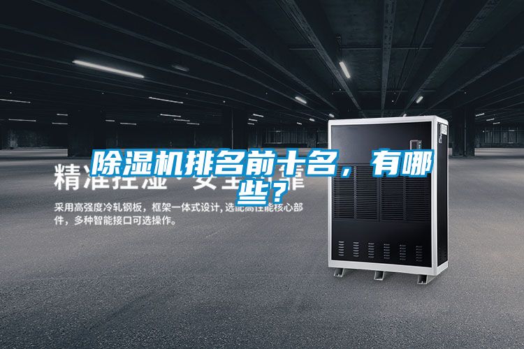除濕機排名前十名,有哪些?