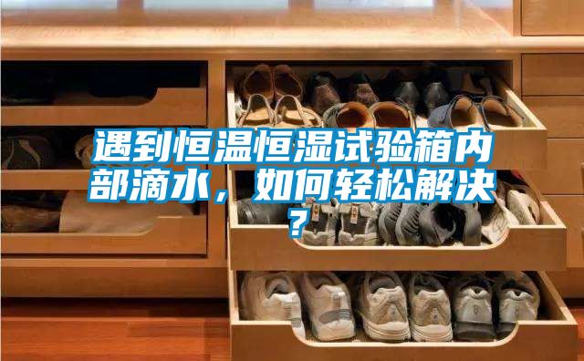 遇到恒溫恒濕試驗箱內部滴水,如何輕松解決?